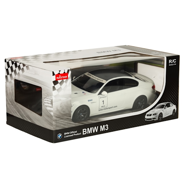 RC-bil 1:14 BMW M3 vit