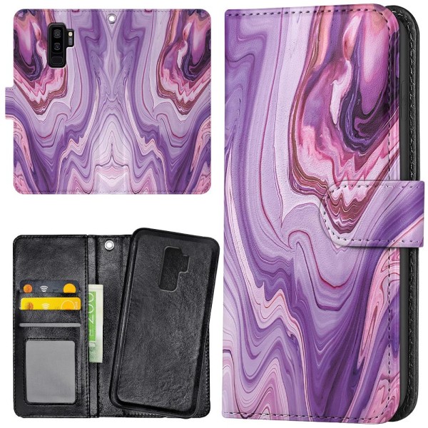 Samsung Galaxy S9 Plus - Mobilcover/Etui Cover Marmor Multicolor