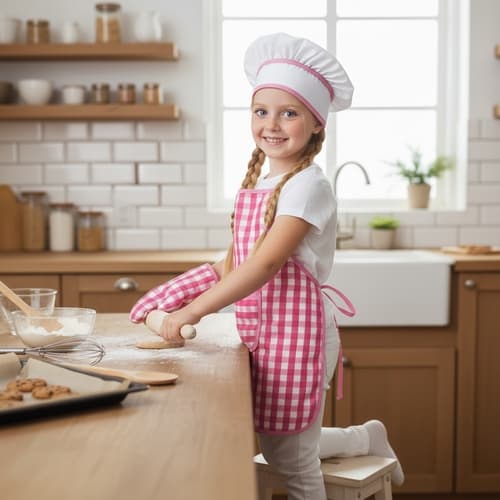Barnkockset - Förkläde, verktyg och tillbehör