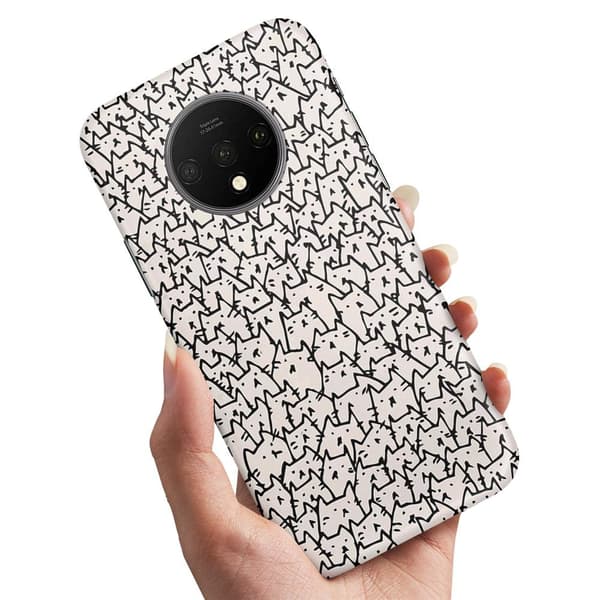 Deksel / Mobildeksel til OnePlus 7T - Kattgruppe