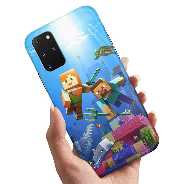 Deksel / Mobildeksel til Samsung Galaxy A41 - Minecraft
