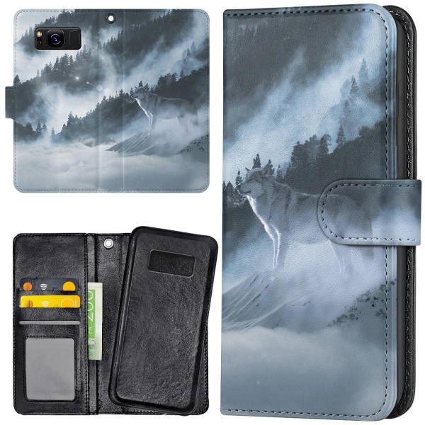 Samsung Galaxy S8 - Plånboksfodral/Skal Arctic Wolf