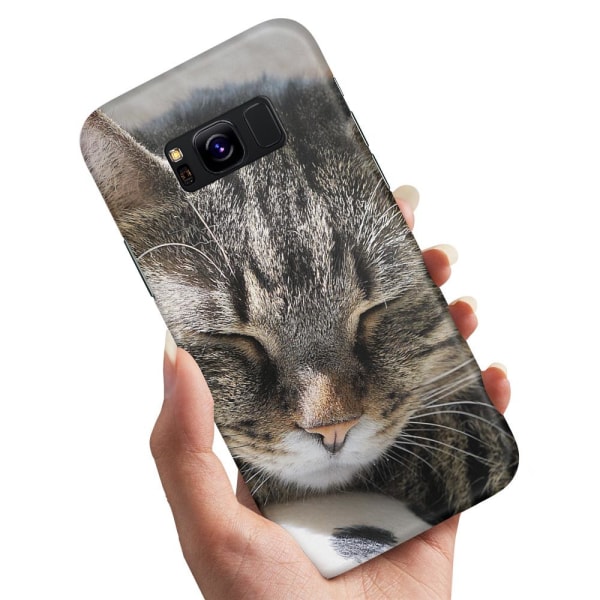Samsung Galaxy S8 Plus - Kuoret/Suojakuori Nukkuva Kissa
