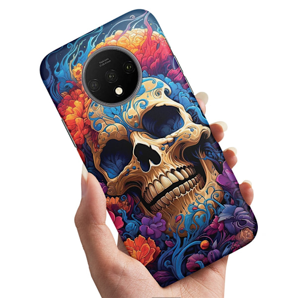 Deksel / Mobildeksel til OnePlus 7T - Skull
