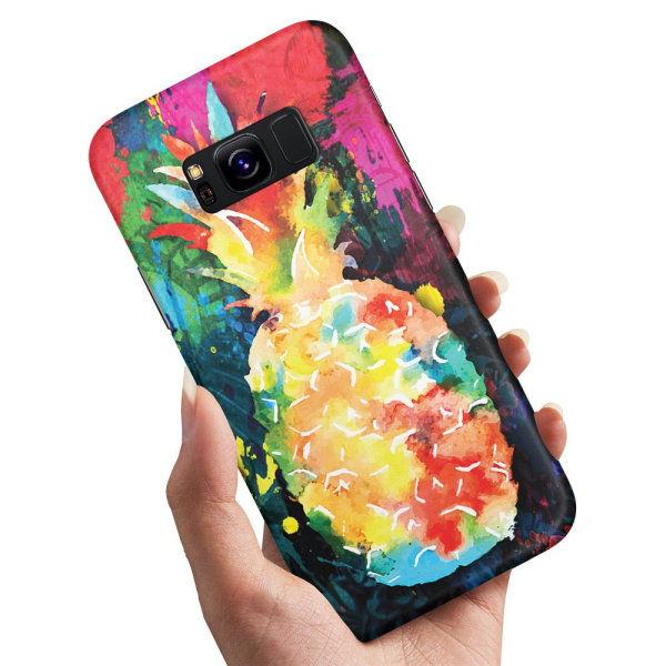 Samsung Galaxy S8 Plus - Cover/Mobilcover Regnbue Ananas