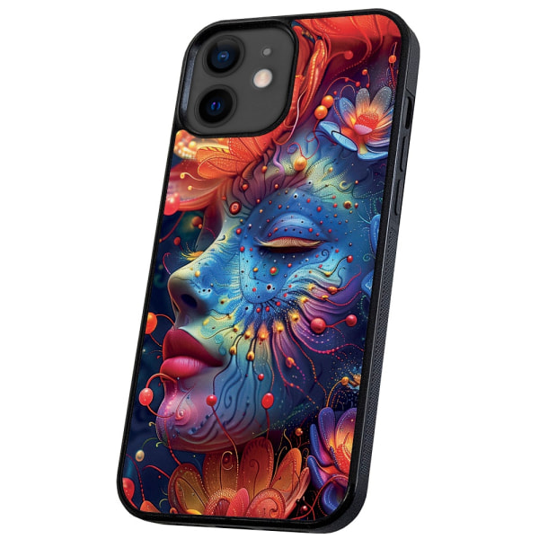 iPhone 12/12 Pro - Deksel/Mobildeksel Psychedelic