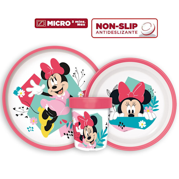 Minnie från Disney - Set för halkfritt ätande, mikropolymerer set