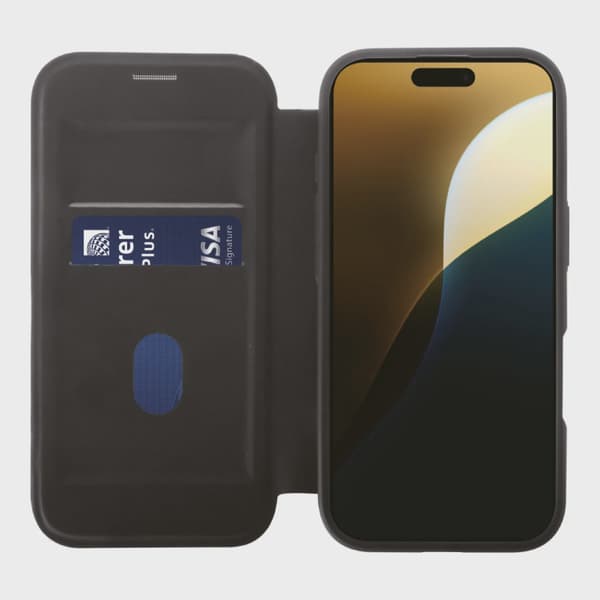 Vivanco Mag Wallet Plånboksfodral iPhone 16 Pro Max Svart