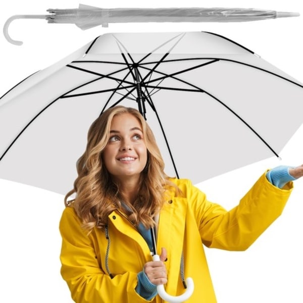 Läpinäkyvä Sateenvarjo Transparent