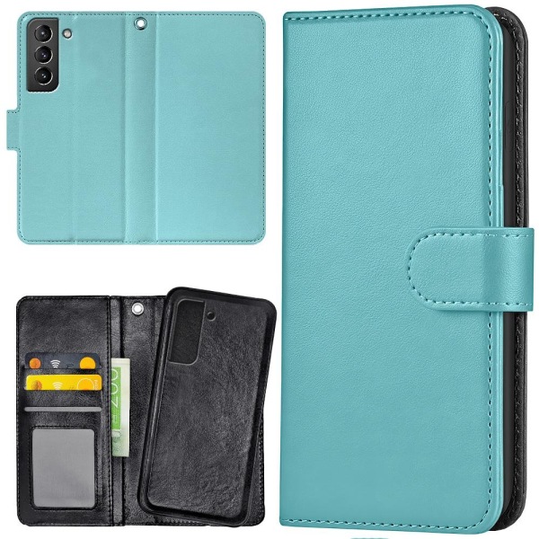 Samsung Galaxy S21 - Mobilcover/Etui Cover Turkis Multicolor