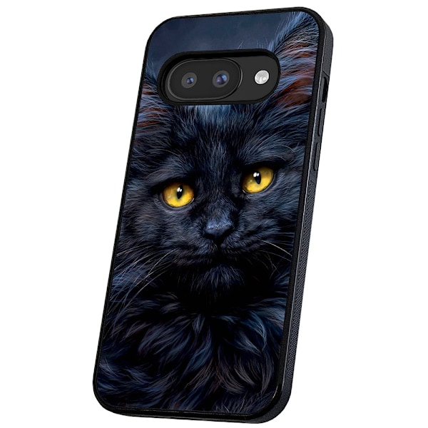 Google Pixel 9A - Cover/Mobilcover Sort Kat