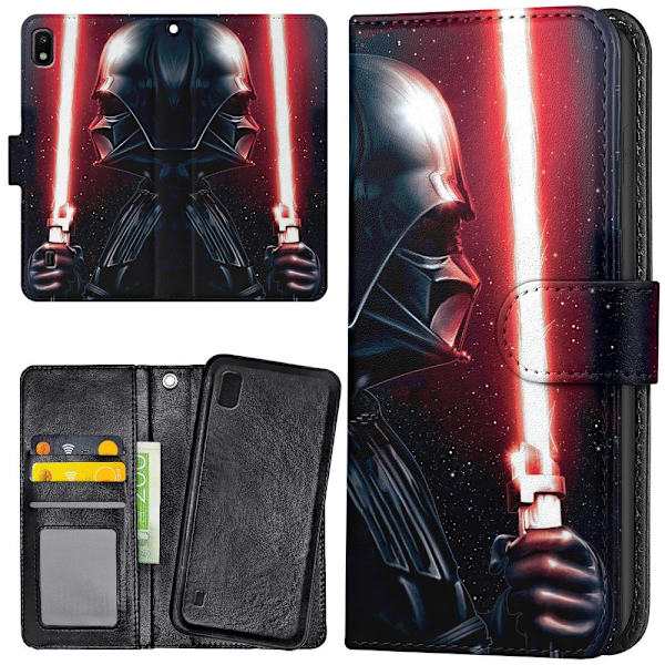 Samsung Galaxy A10 - Plånboksfodral/Skal Darth Vader