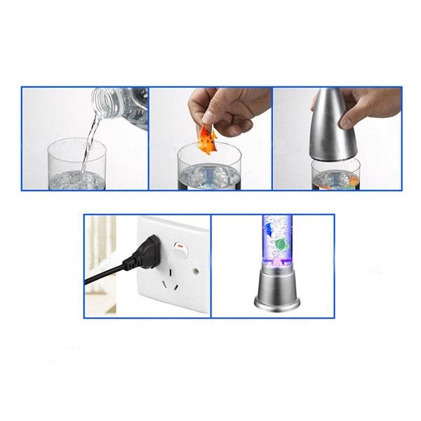 Natlampe / Lampe med fisk 100 cm – Fyld med vand