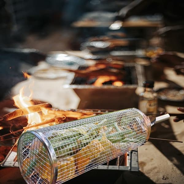 Grillkurv / Grillrist med Håndtak - 30cm