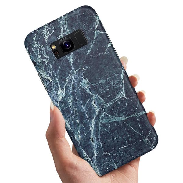 Cover / Mobilcover til Samsung Galaxy S8 Plus - Marmor Multicolor