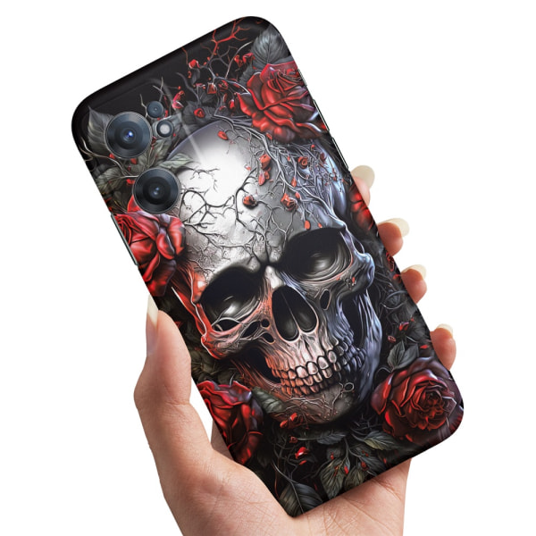 OnePlus Nord CE 2 5G - Skal/Mobilskal Skull Roses