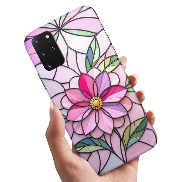 Deksel / Mobildeksel til Samsung Galaxy S20 - Glass Flower