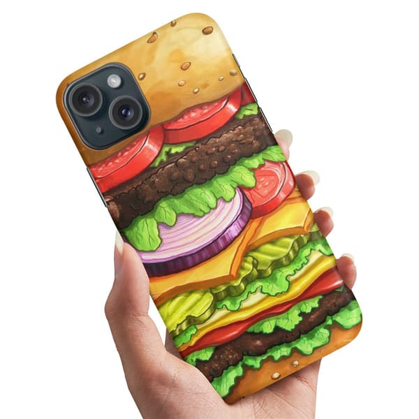 Kuoret / Suojakuoret iPhone 15 - Hamburger