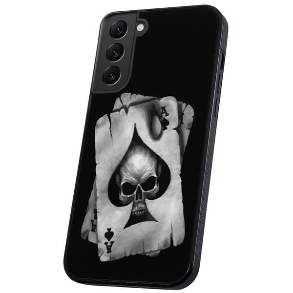 Samsung Galaxy S22 - Deksel/Mobildeksel Dødningehode Kortstokk Multicolor