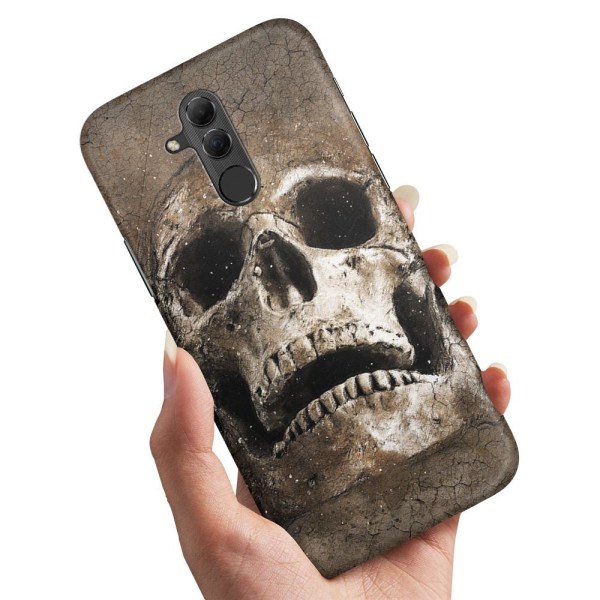 Huawei Mate 20 Lite - Deksel/Mobildeksel Cracked Skull
