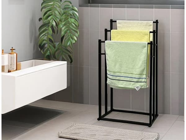 Handdukshängare metall - Loftdesign för badrum