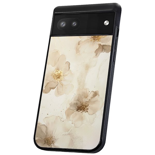 Google Pixel 6A - Deksel/Mobildeksel Flowers