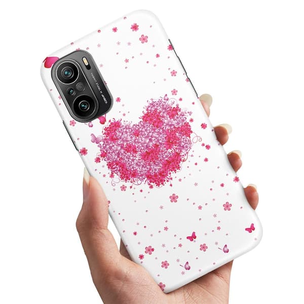 Deksel / Mobildeksel til Xiaomi Mi 11i - Blomsterhjerte