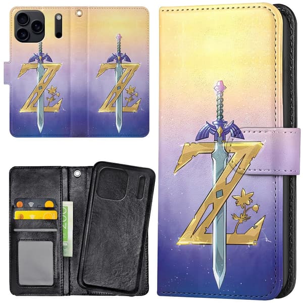 iPhone 17 / 18 Pro Max - Lompakkokotelo/Kuoret Zelda