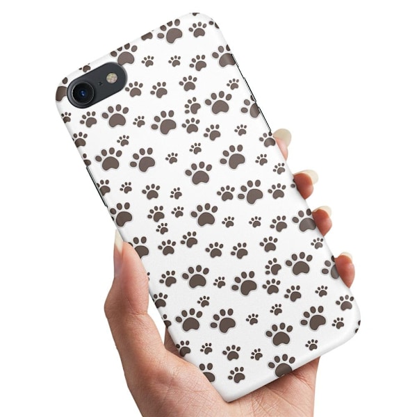 iPhone 7/8/SE - Skal/Mobilskal Paw Pattern