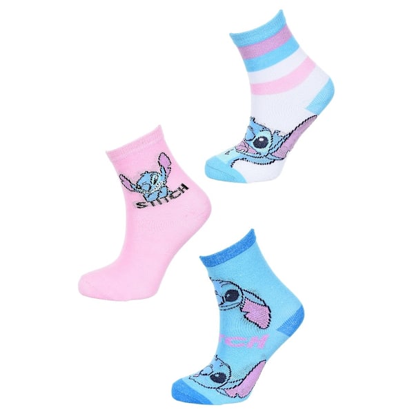 Lilo & Stitch Barnstrumpor / Strumpor för Barn - 3-Pack 23/26