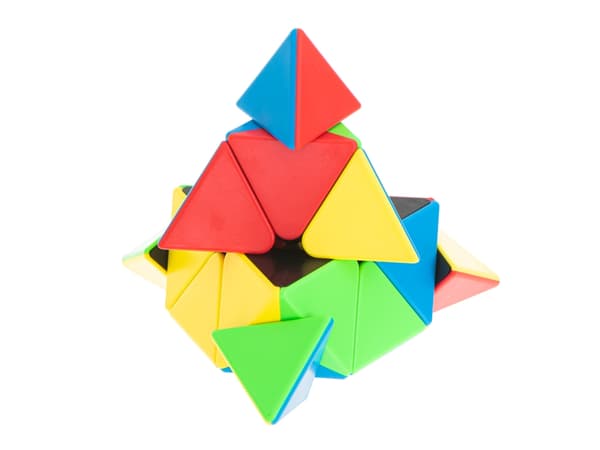 Pyraminx Triangelpuslespill - Logikkpyramide