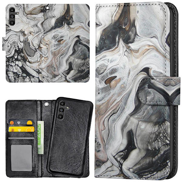 Samsung Galaxy A13 5G/A04s - Mobilcover/Etui Cover Marmor