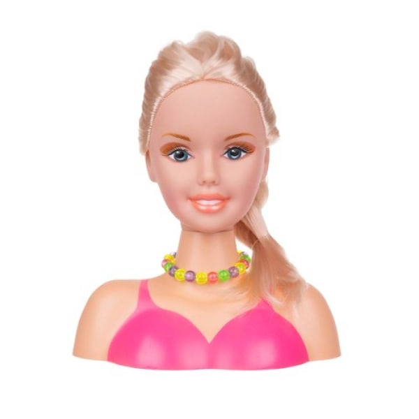 Hårstyling Dukke med Makeup til Børn - Øvelseshoved Multicolor