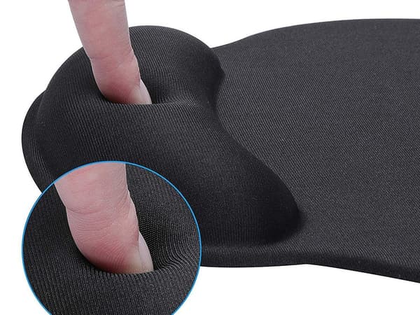 Musematte med Håndleddstøtte - Ergonomisk Musematte