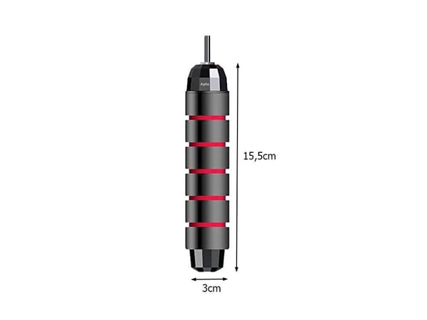 Sjippetov med Kuglelejer - Speed Rope Red