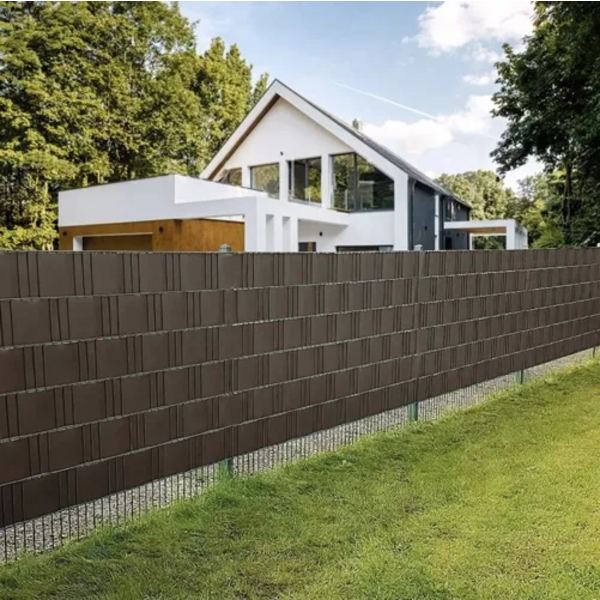 Insynsskydd till Balkong / Staket - Tejp / Remsa - Staketband Brown