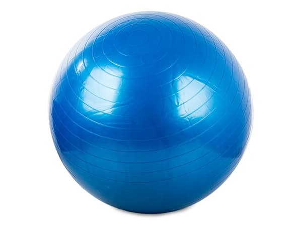 Gymnastikboll / Pilatesboll med Pump - 65 cm Blå