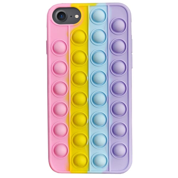 iPhone 6/7/8/SE - Pop It Fidget Deksel / Mobildeksel Multicolor