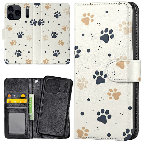 iPhone 17 Pro Max - Lommebok Deksel Paws