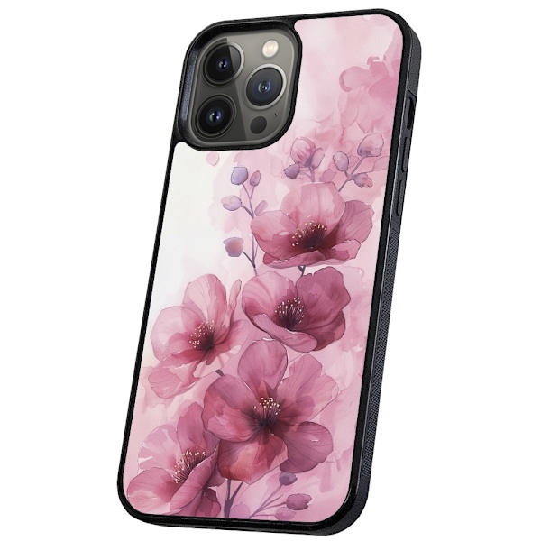 iPhone 16 Pro Max - Deksel/Mobildeksel Flowers