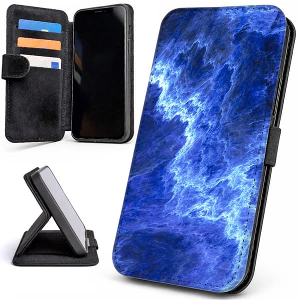 Lommebok Deksel / Mobildeksel til iPhone 12 / 12 Pro - Marmor