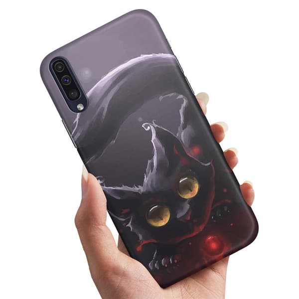 Deksel / Mobildeksel til Huawei P30 - Svart Katt