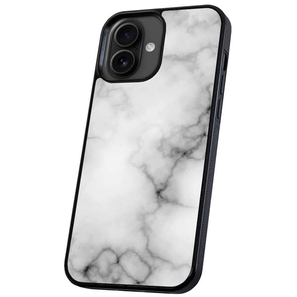 iPhone 16 Plus - Cover/Mobilcover Marmor