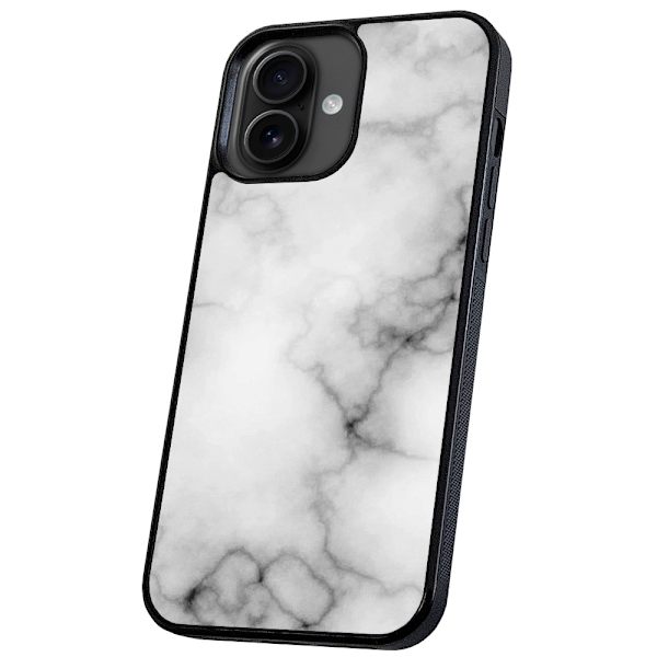 iPhone 16 Plus - Skal/Mobilskal Marmor