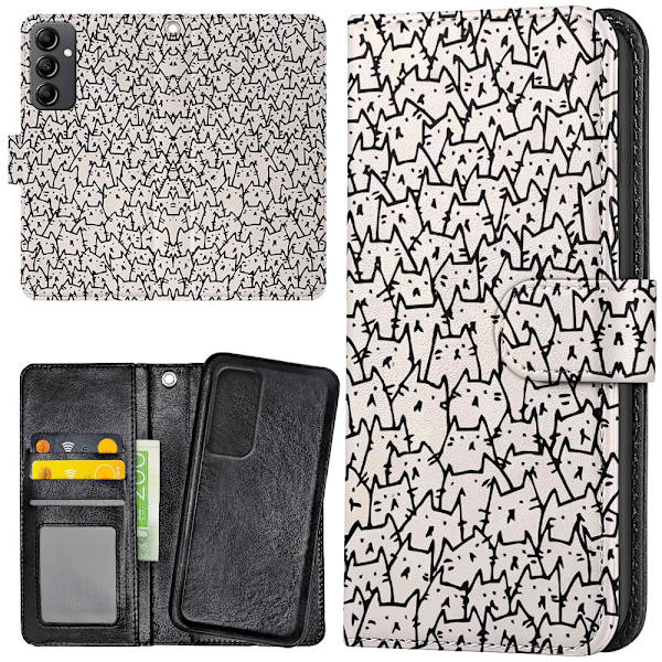 Samsung Galaxy A15 - Plånboksfodral/Skal Kattgrupp