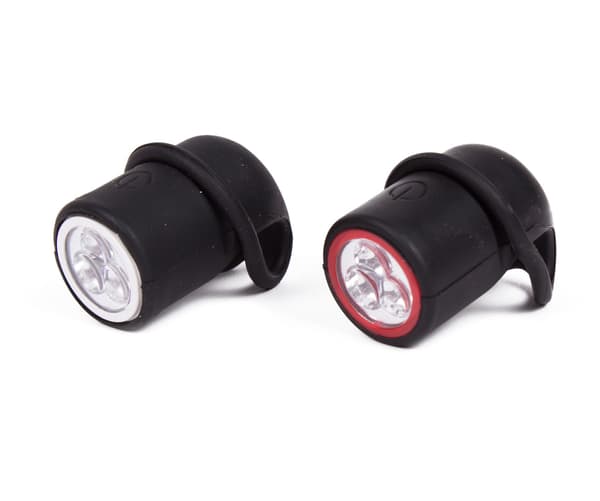 Cykelljus 3 LED 2 st silikon