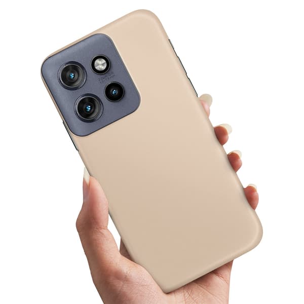 Deksel / Mobildeksel til Motorola Edge 50 Neo - Beige