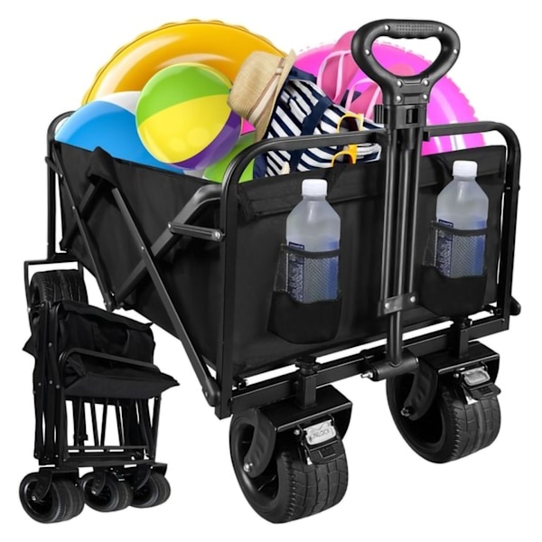 Hopfällbar Vagn / Skrinda - Transportvagn - 100 kg