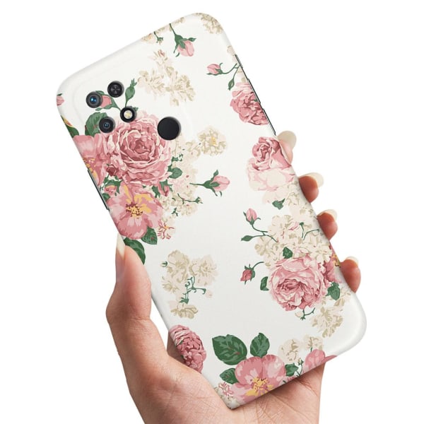 Xiaomi Redmi 10C - Skal/Mobilskal Retro Blommor
