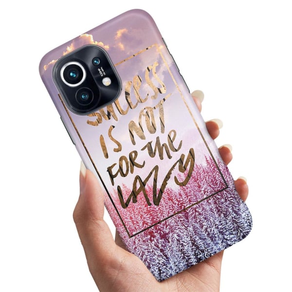 Xiaomi 11 Lite 5G NE - Cover/Mobilcover Success Not Lazy Multicolor
